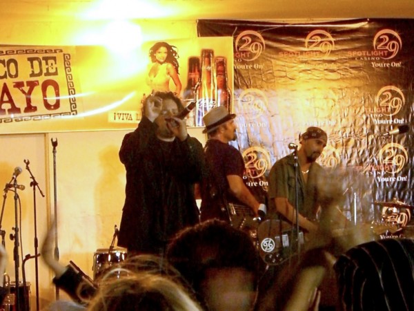 Ozomatli performs their latin world music at city of Indio Ozomatli performs their latin world music at city of Indio