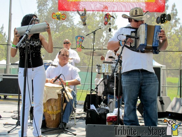Traditional Vallenato cumbia at the Colombian Festival in Whittier CA